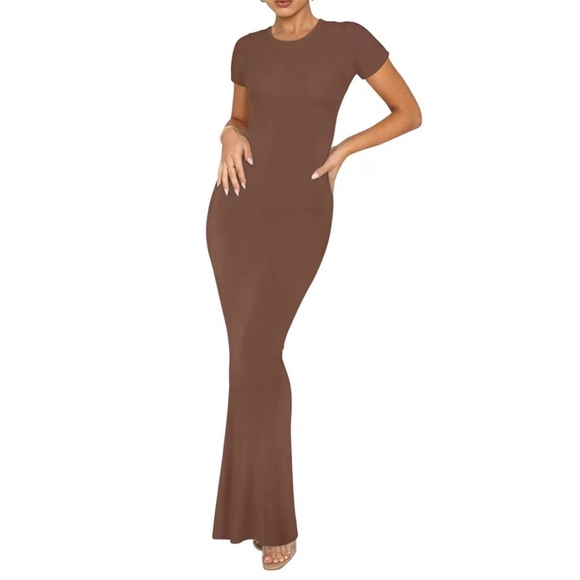 ReoRia Dresses & Skirts - Reoria casual lounge long short sleeve dress new with tags